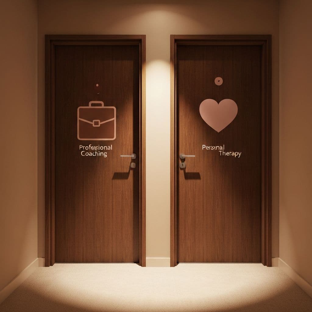 The Difference Between Coaching Versus Therapy