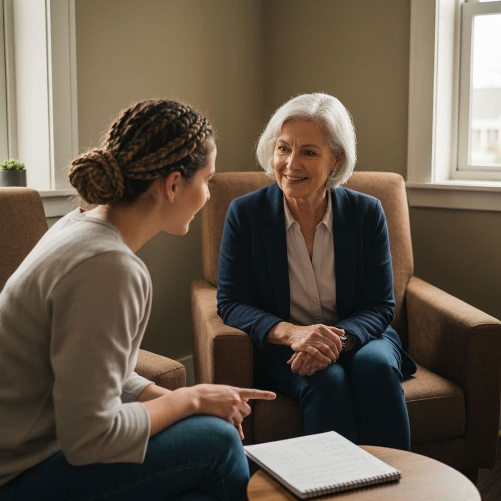 Therapists in a supportive peer consultation