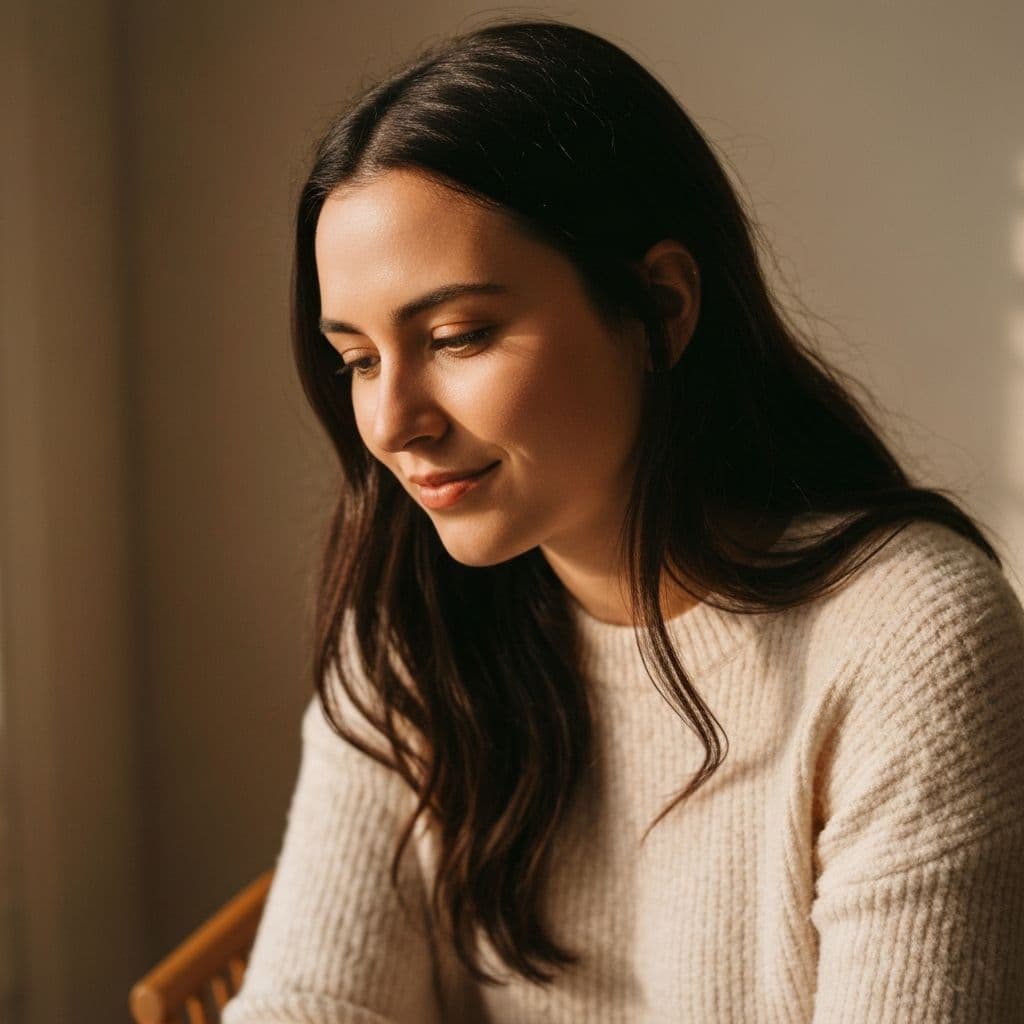 A moment of peaceful reflection