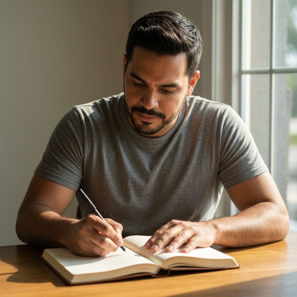 Reflective journaling for cognitive behavioral therapy