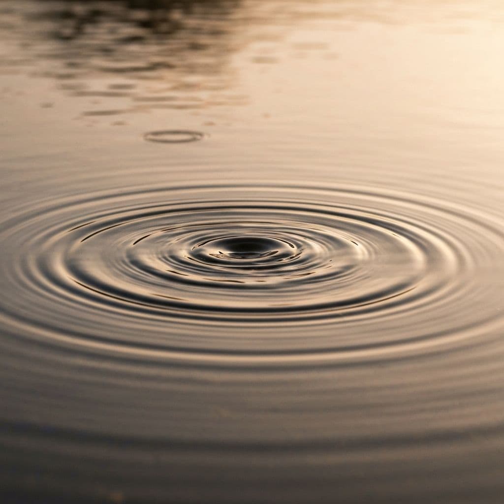 Gentle ripples on water symbolizing EMDR reprocessing