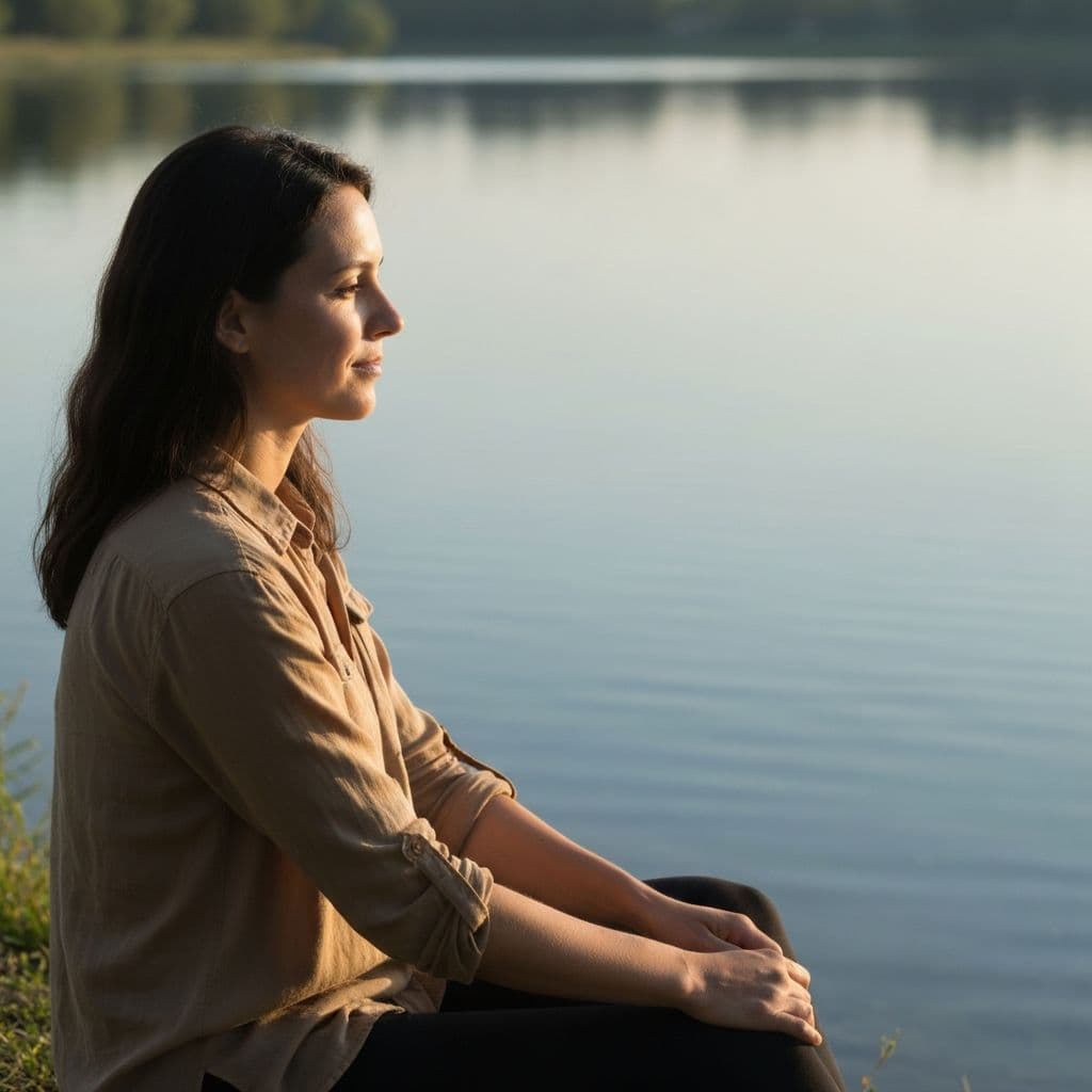 A grounded, embodied moment of body-mind connection